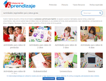 Tablet Screenshot of materialdeaprendizaje.com